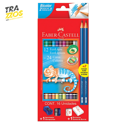 Colores Faber-Castell Doble Punta x12