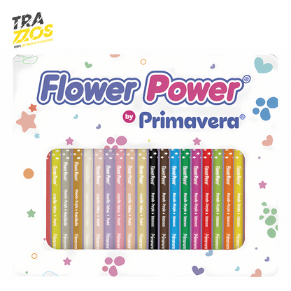 Colores Primavera Flower Power Caja Metálica x24