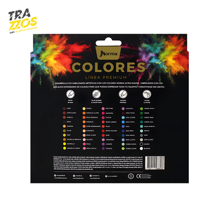 Colores Norma Premium x50