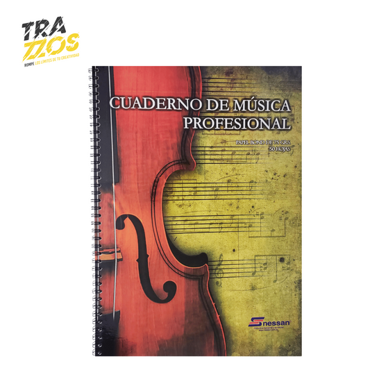 Cuaderno De Música Nessan Profesional