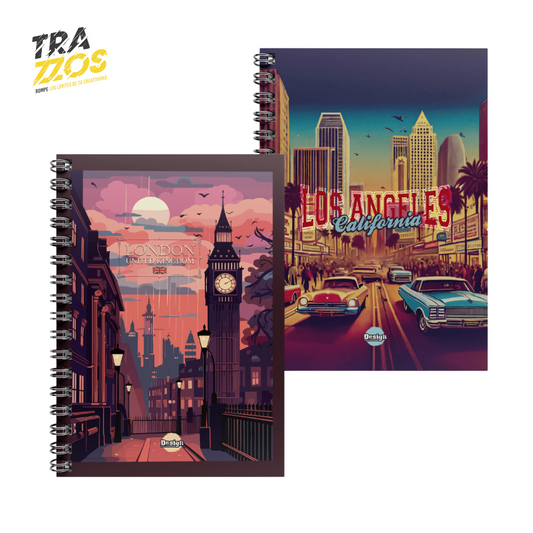 Cuaderno Lukis Argollado 7 Materias Diseño