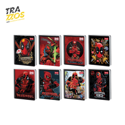 Cuaderno Master Cosido Deadpool