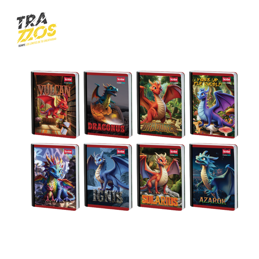 Cuaderno Master Cosido Dragones