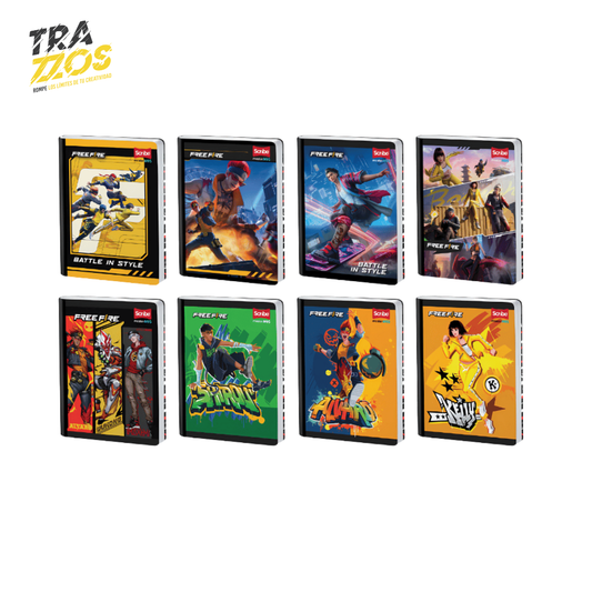 Cuaderno Master Cosido Free Fire