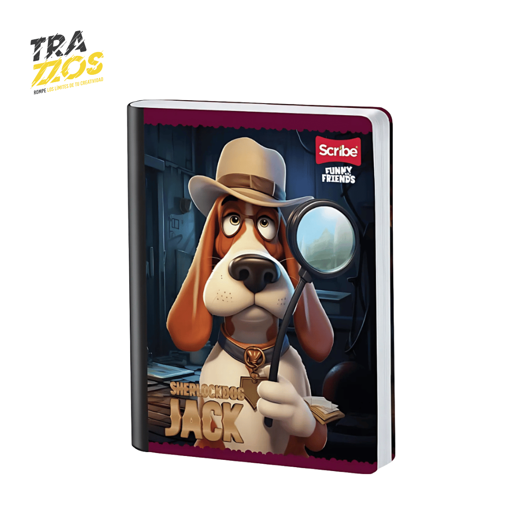 Cuaderno Master + Cosido 100 Hojas Ferrocarril Funny
