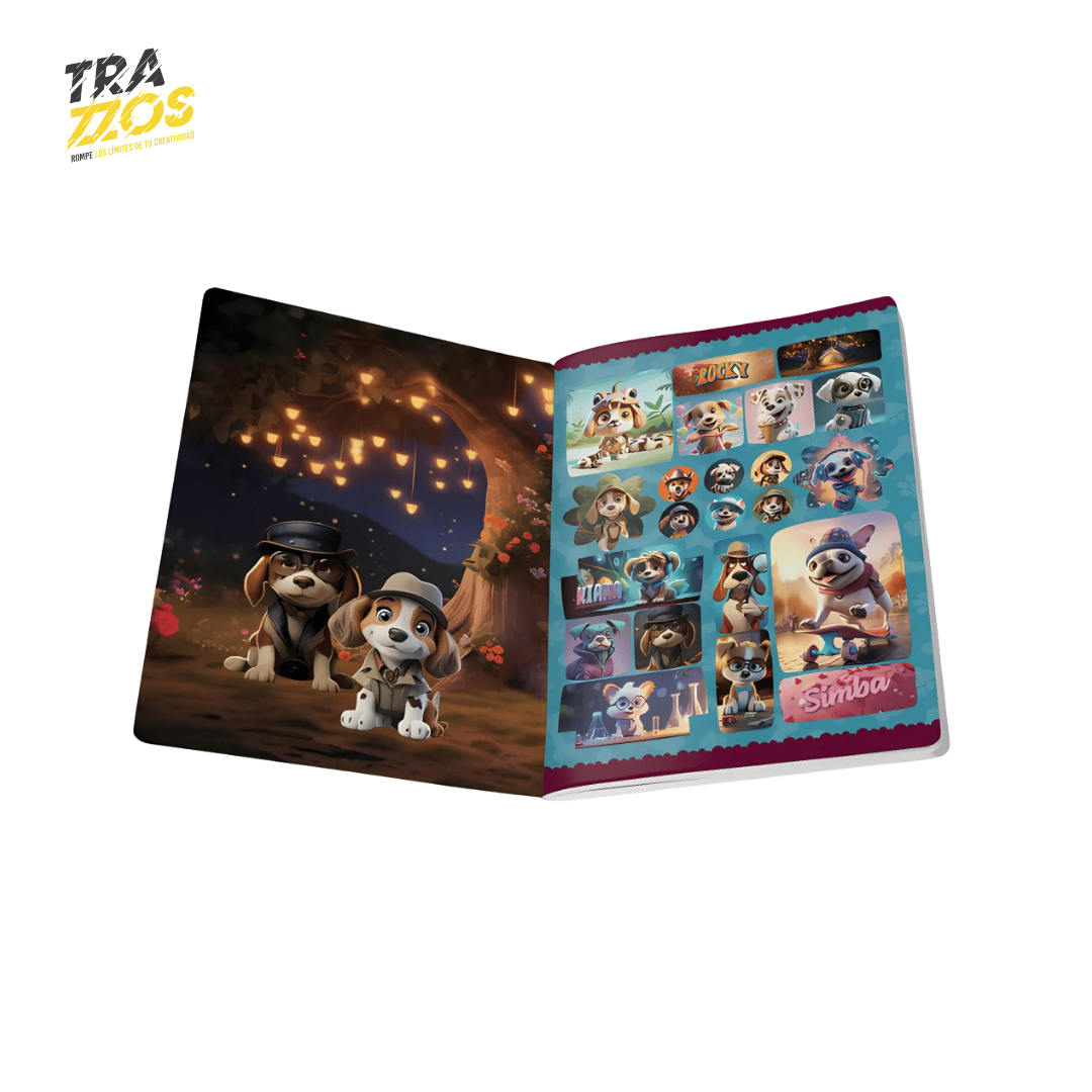 Cuaderno Master + Cosido 100 Hojas Ferrocarril Funny