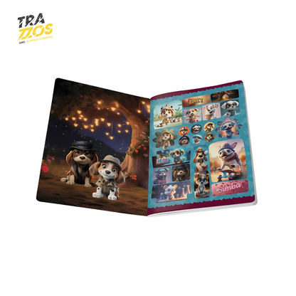Cuaderno Master + Cosido 100 Hojas Ferrocarril Funny