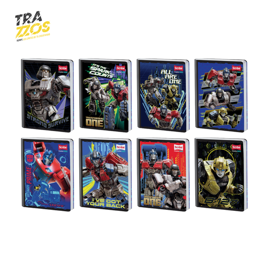 Cuaderno Master Cosido Transformers