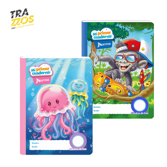 Cuaderno Mi Primer Cuaderno Norma B Cuadritos