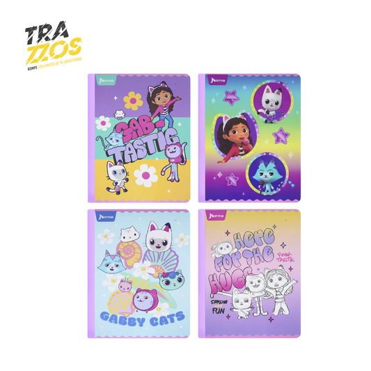 Cuaderno Norma Cosido Casa de Muñecas de Gabby