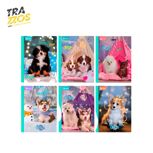 Cuaderno Norma Cosido Dogs