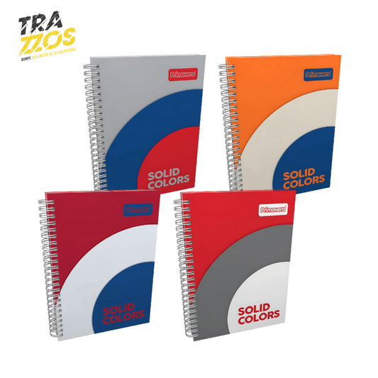 Cuaderno Primavera Grande Materias Unicolor Hombre