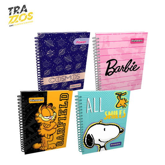 Cuaderno Primavera Pequeño Argollado Mujer