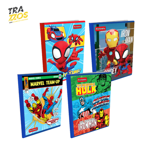 Cuaderno Primavera Cosido Cuadriculado Disney Niño