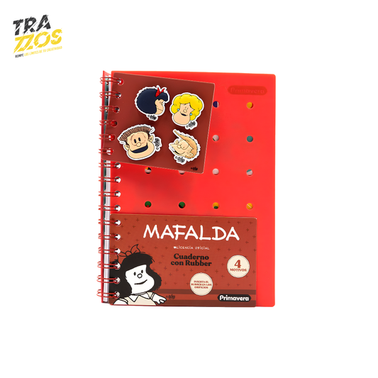 Cuaderno Argollado Primavera Rubber