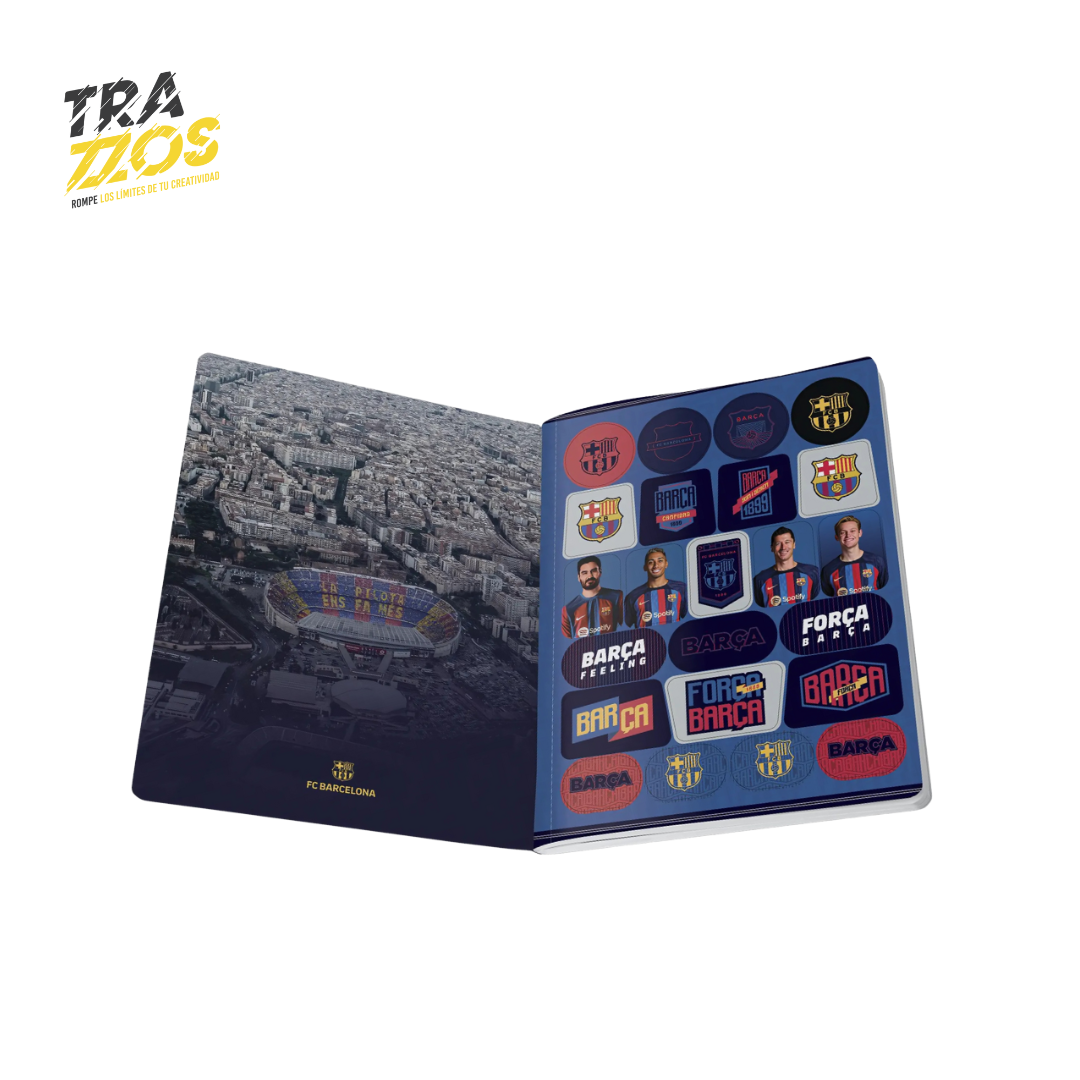 Cuaderno Scribe Cosido 100 Hojas Cuadros Barcelona