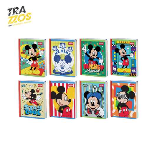 Cuaderno Scribe Cosido Mickey Mouse