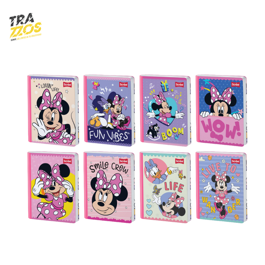 Cuaderno Scribe Cosido Minnie Mouse
