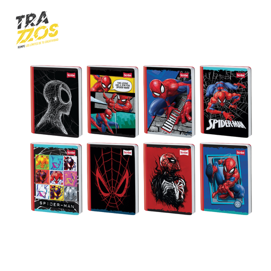 Cuaderno Scribe Cosido Spiderman