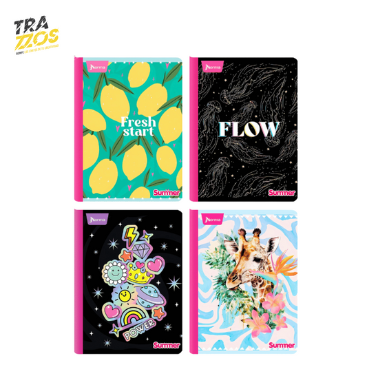 Cuaderno Summer Cosido Femenino