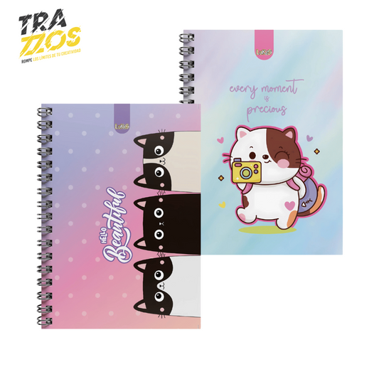 Cuaderno Lukis Argollado 7 Materias Muñecos