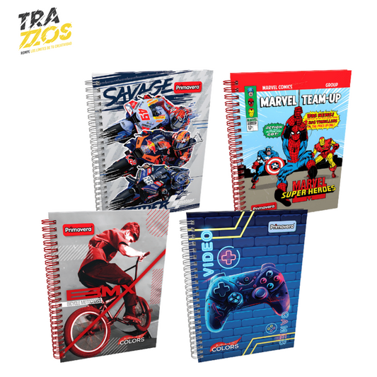 Cuaderno Primavera Pequeño Pasta Dura Hombre