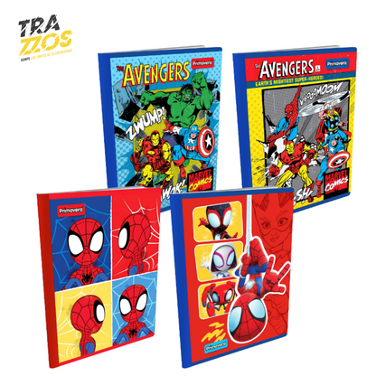 Cuaderno Primavera Cosido Cuadriculado Disney Niño