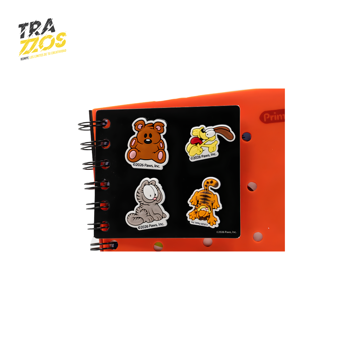 Cuaderno Argollado Primavera Rubber