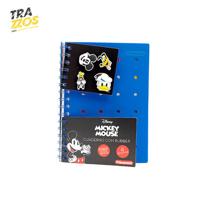 Cuaderno Argollado Primavera Rubber