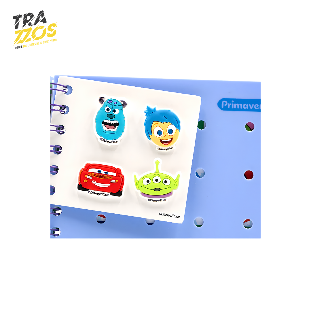 Cuaderno Argollado Primavera Rubber