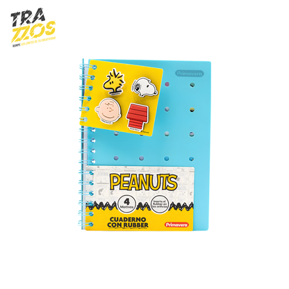 Cuaderno Argollado Primavera Rubber