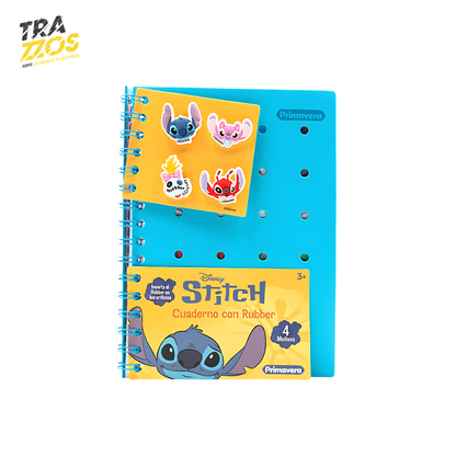 Cuaderno Argollado Primavera Rubber