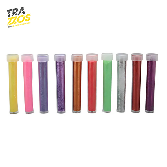 Escarcha Tubo murano x 12
