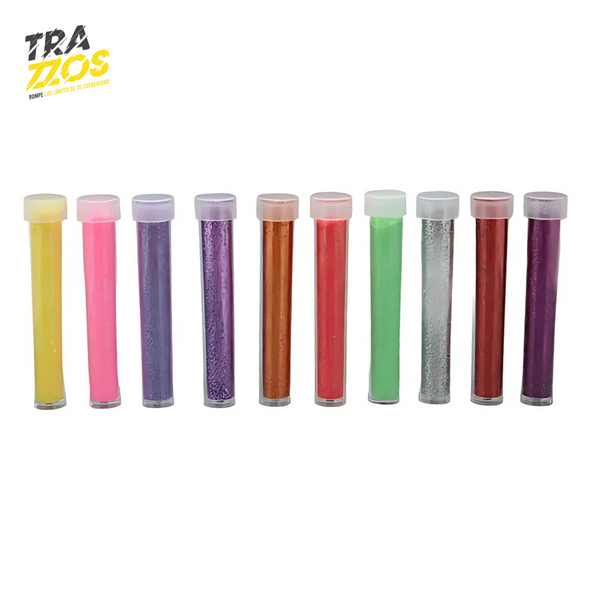 12 Tubos de Escarcha Murano