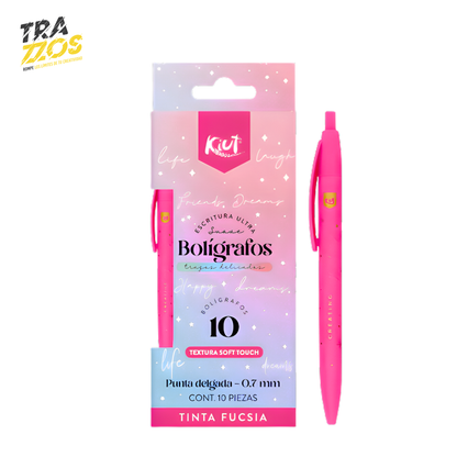 Esfero Kiut Caja X10 Uds