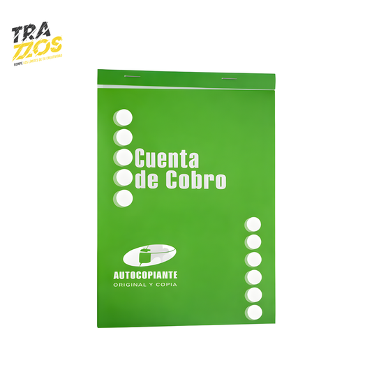 Talonario Facturero Autocopiante Verde