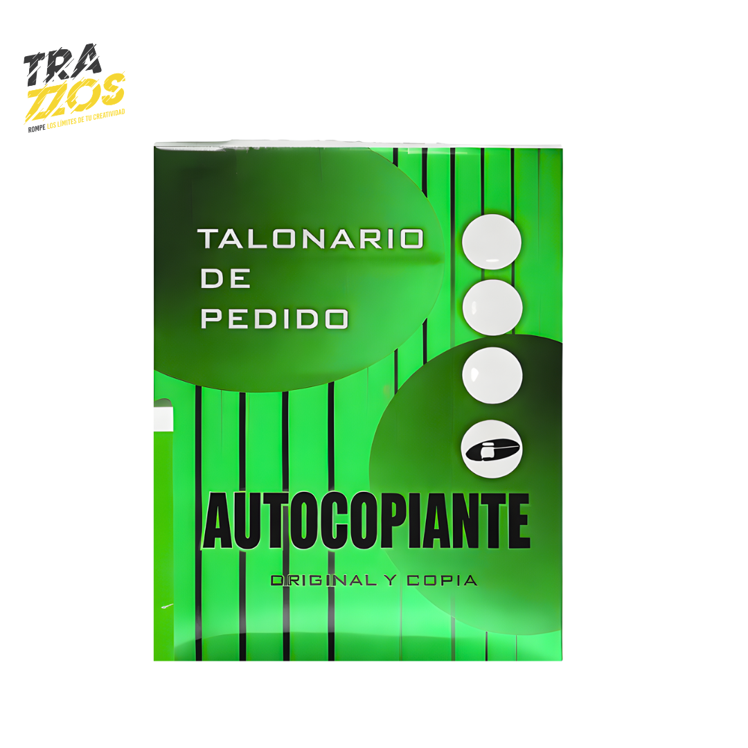 Talonario Facturero Autocopiante Verde