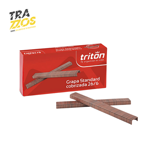 Gancho Cosedora Triton Cobrizado x5ooo und