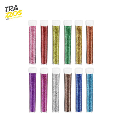 Escarcha en Tubo Surtida x 12 Uds