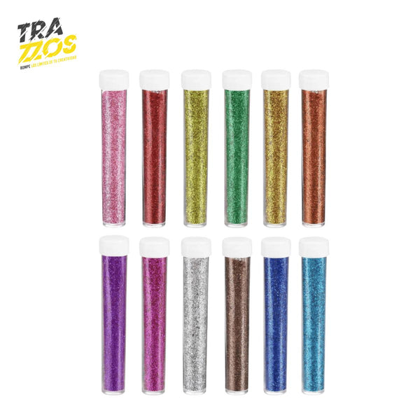 Escarcha en Tubo Surtida x 12 Uds