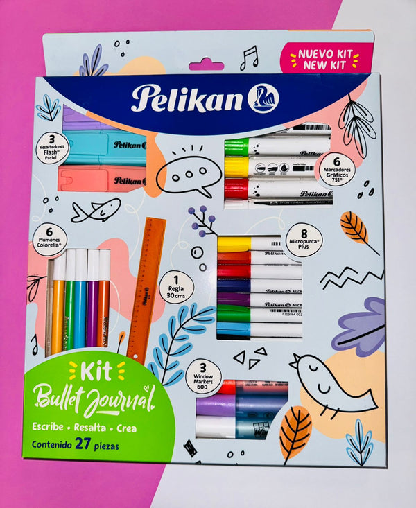 Kit Bullet Journal Pelikan + Trazzos