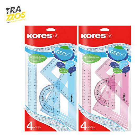 Juego Geométrico Kores GEO 30