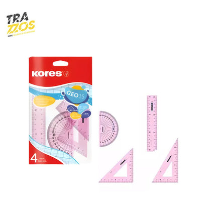Kit Geométrico Kores GEO 15