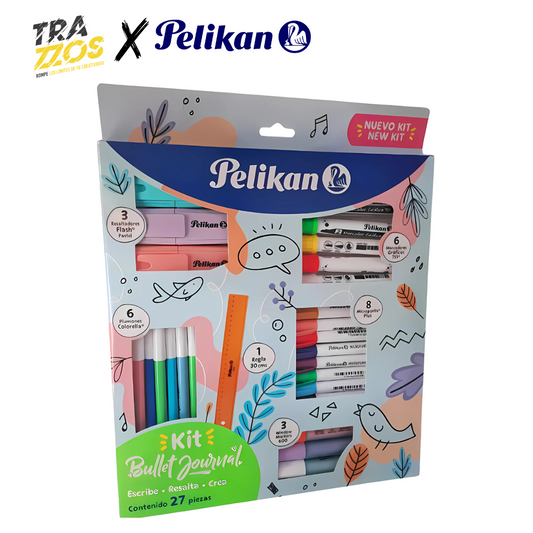 Kit Bullet Journal Pelikan + Trazzos