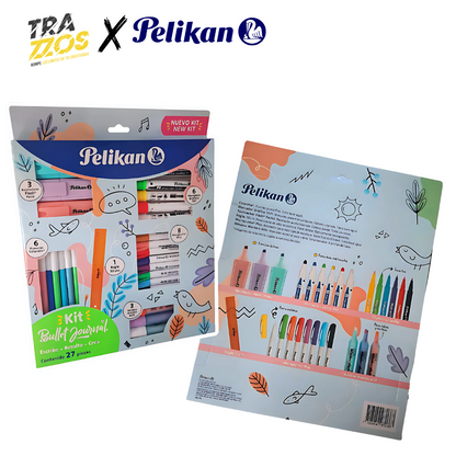 Kit Bullet Journal Pelikan + Trazzos