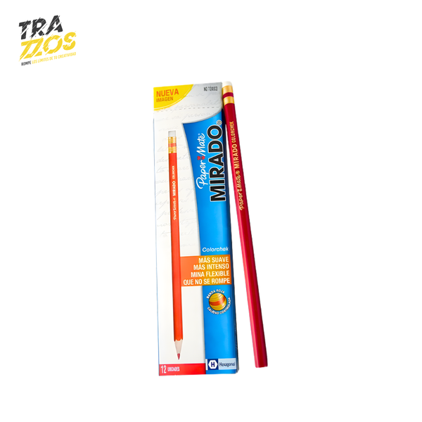 Lápices Mirado Rojo x12