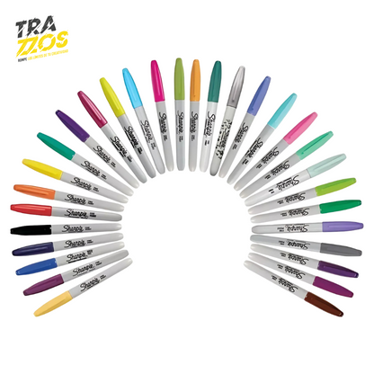 Marcador Sharpie Ruleta Tie Dye x30