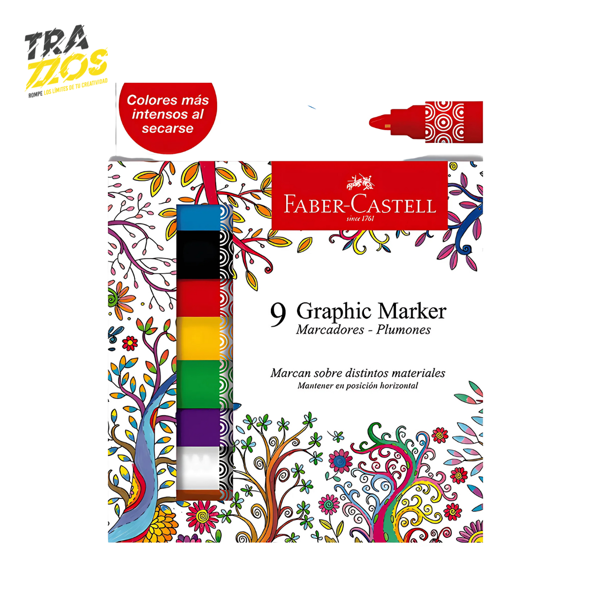 Marcadores Faber-Castell Gráficos x9