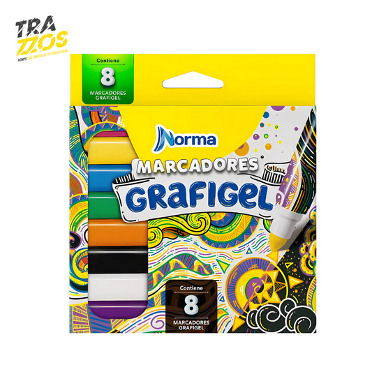 Marcadores Norma Grafigel x8