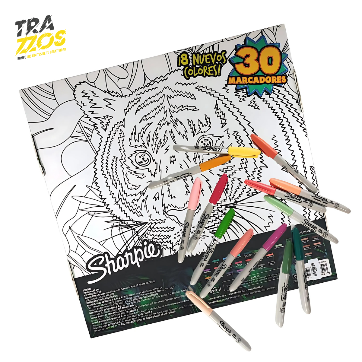 Marcadores Sharpie Tierra Ruleta x30